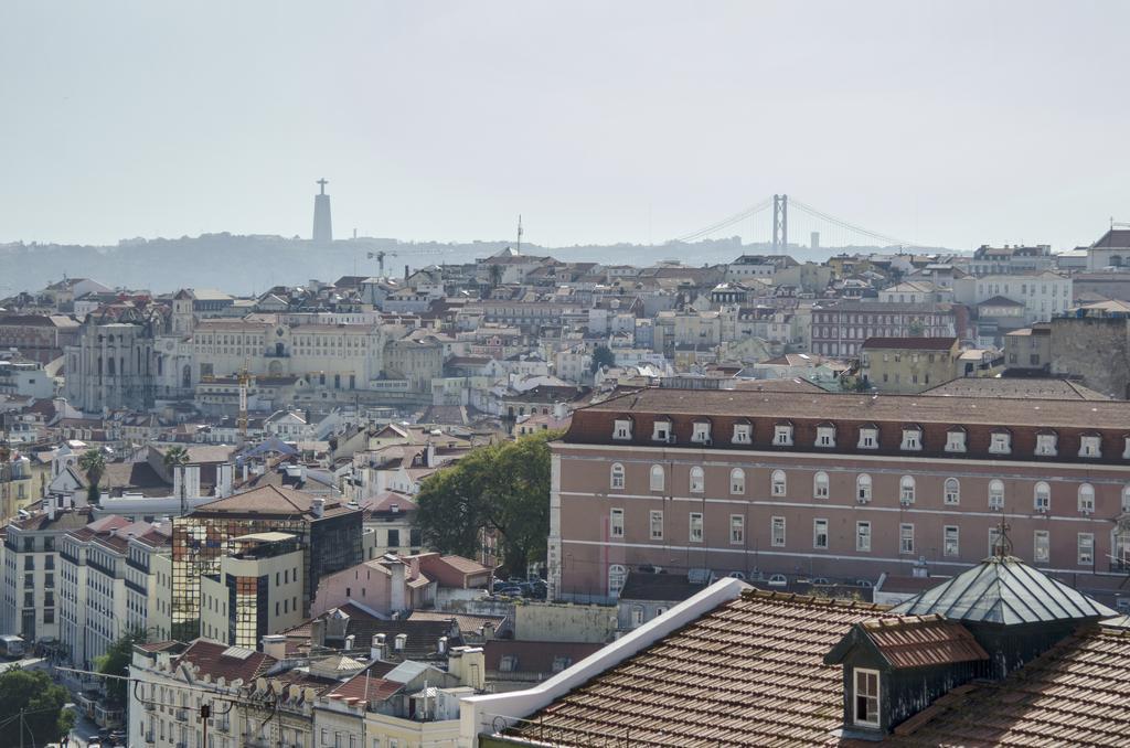 리스본 Vista Espetacular Baixa E Rio 아파트 외부 사진